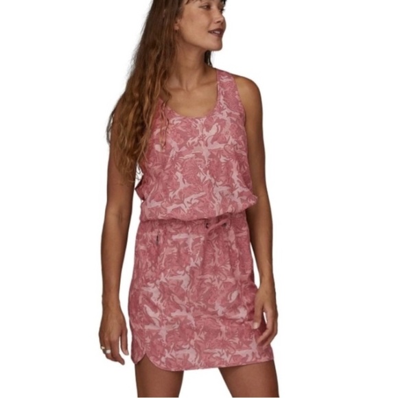 PATAGONIA Mauve Pattern Fleetwith Sleeveless Dress Size Small - Picture 8 of 10